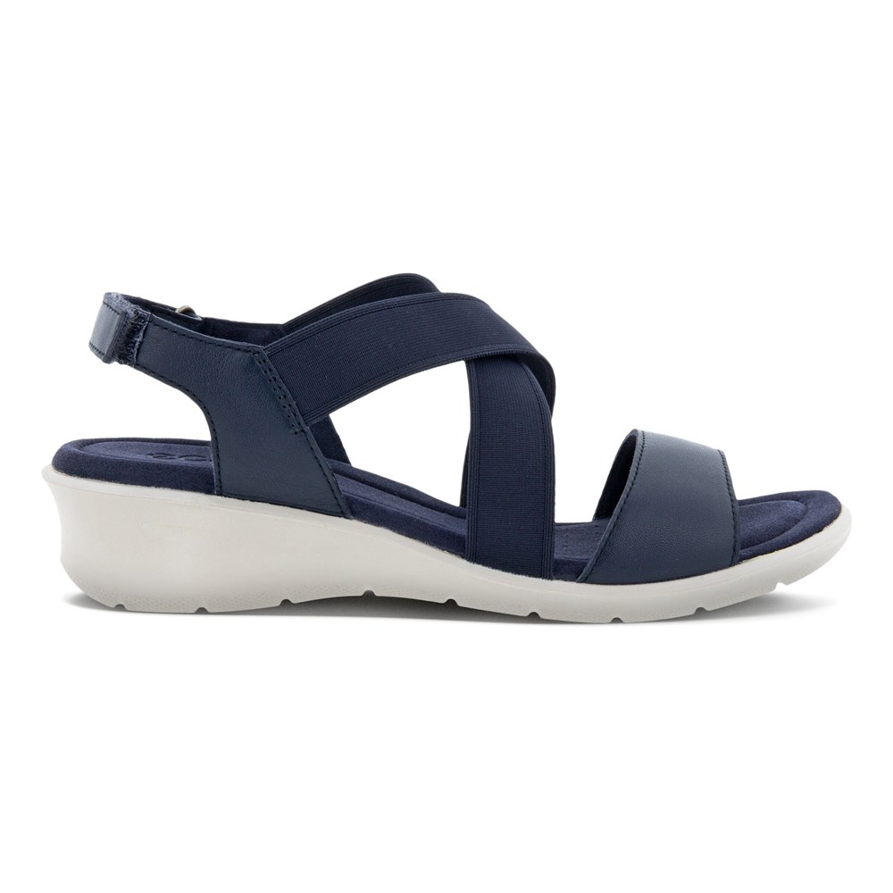 Sandalias Mujer - ECCO Finola Wedge - Azul Marino - BTM407315